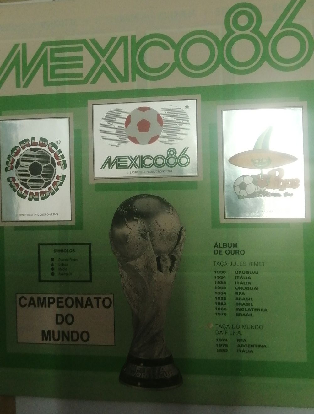 Caderneta México 86 completa