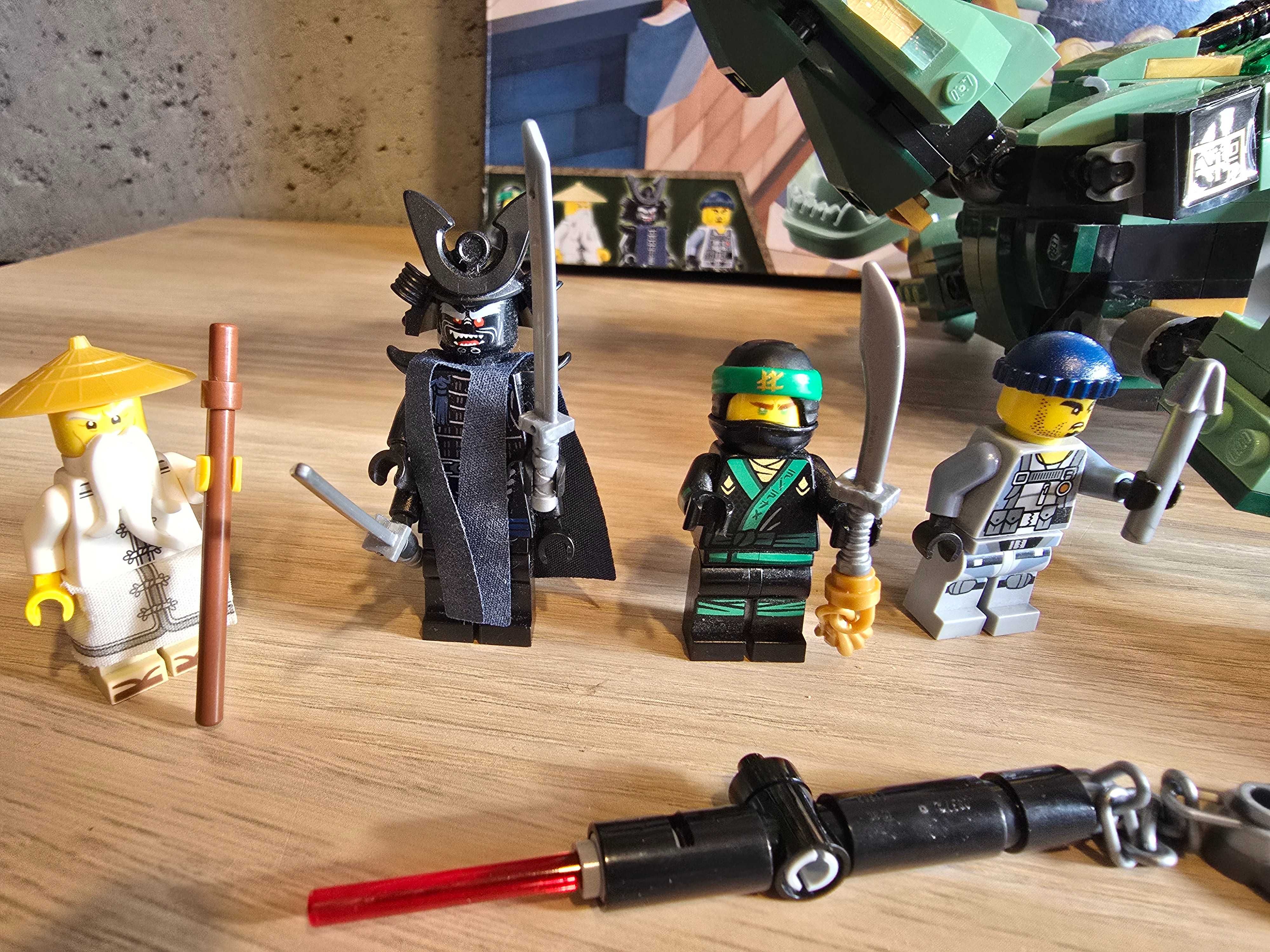 LEGO 70612 Ninjago - smok zielonego ninja- instrukcja, pudelko