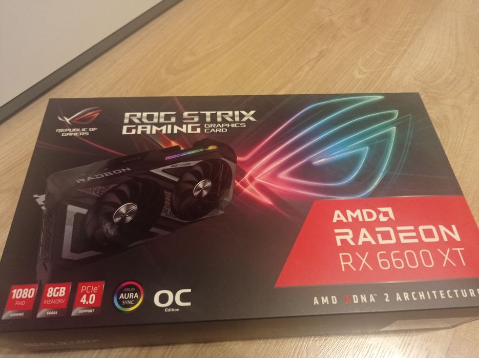 RX 6600xt rog strix