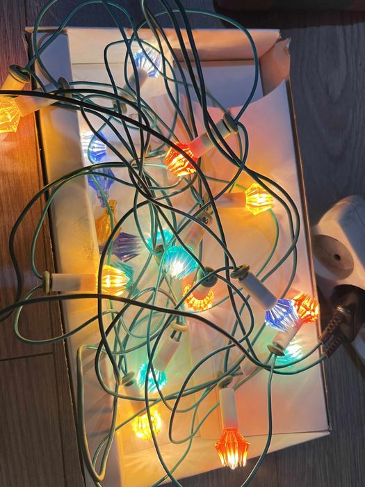 Lampki choinkowe - jak nowe