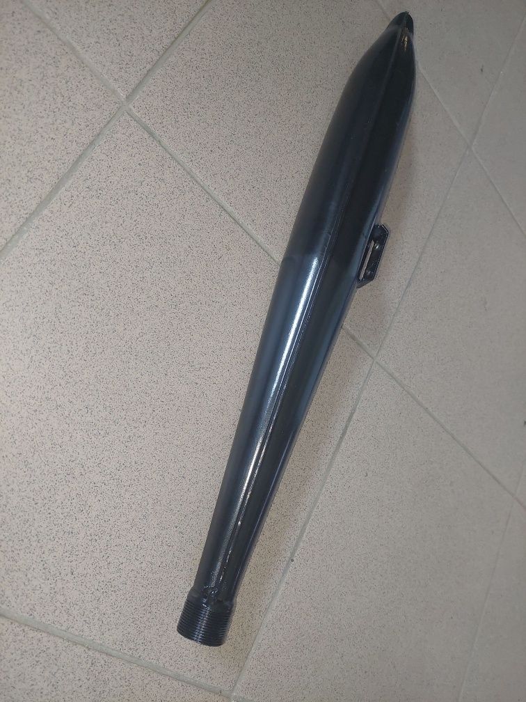 Rura wydechowa tlumik romet ogar kadet polo czarny NOWY!