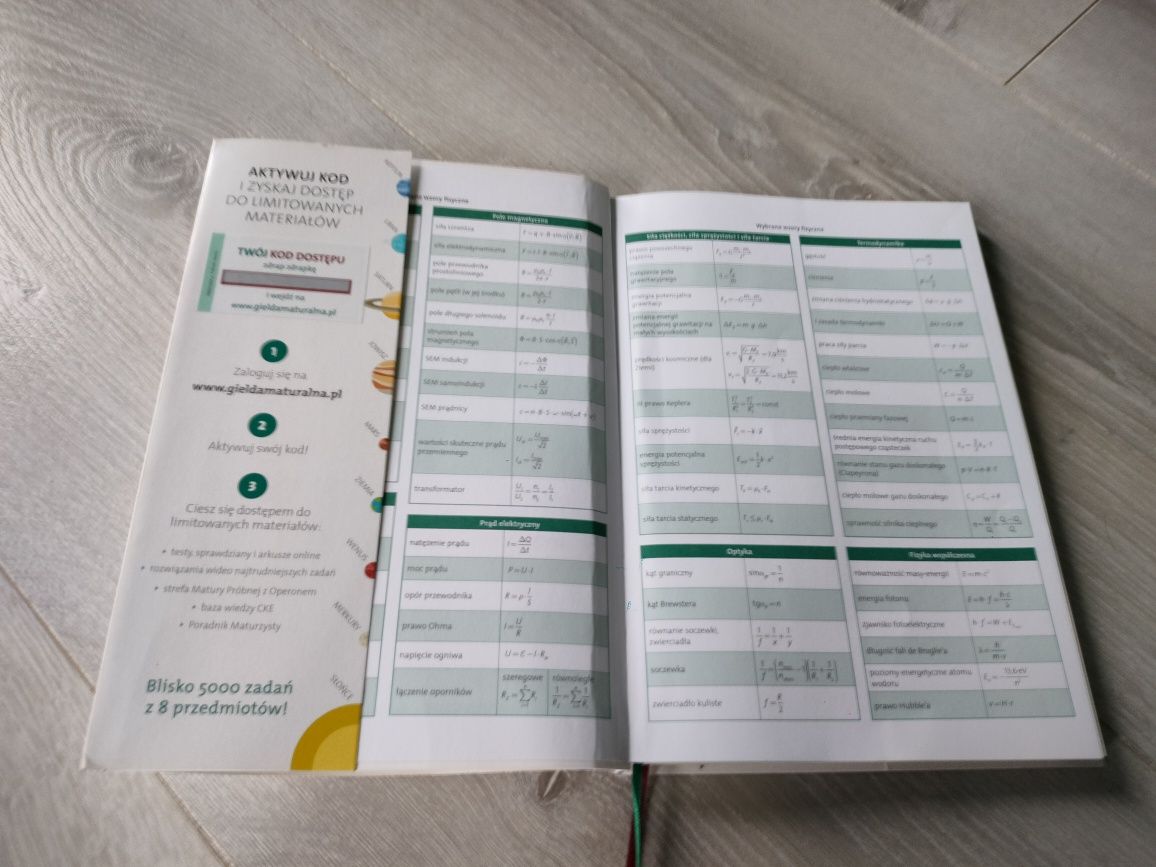 Matura vademecum 2020 fizyka rozszerzona Operon