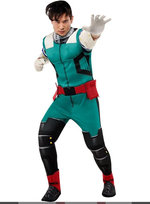 Kostium Izuku Midoriya My hero academia peruka + pełen kostium XXL