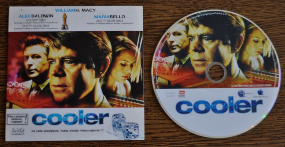Film COOLER na płycie DVD