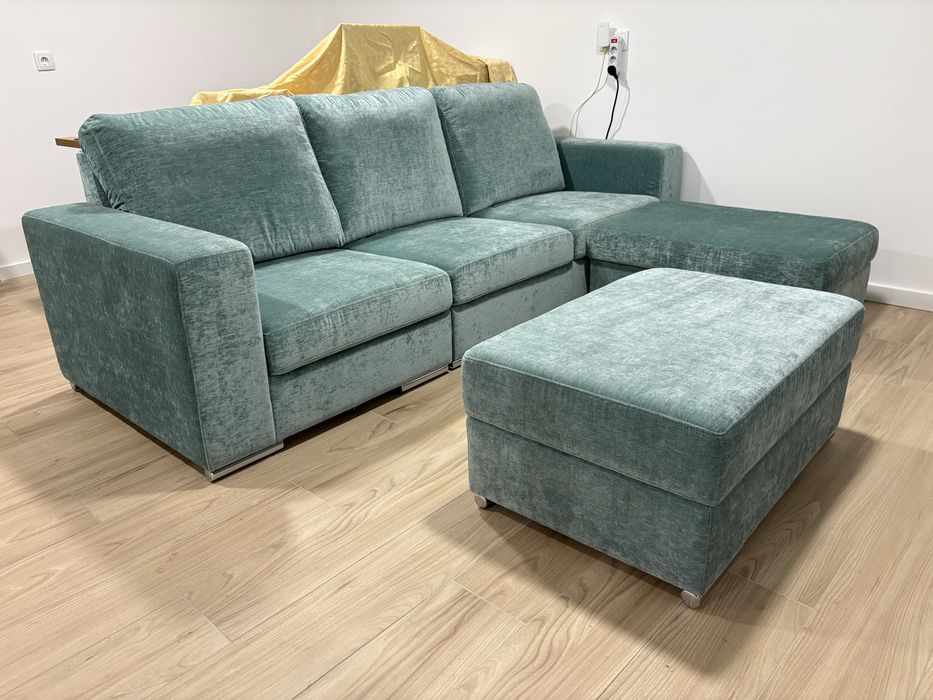 Sofá chaise longue duplo / Sofá cama