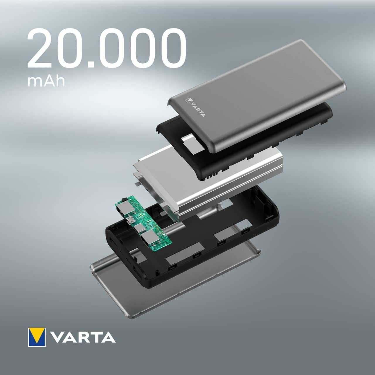 ШВИДКИЙ! Павербанк Varta Powerbank Fast Energy 20 000 mAh Fast Charge