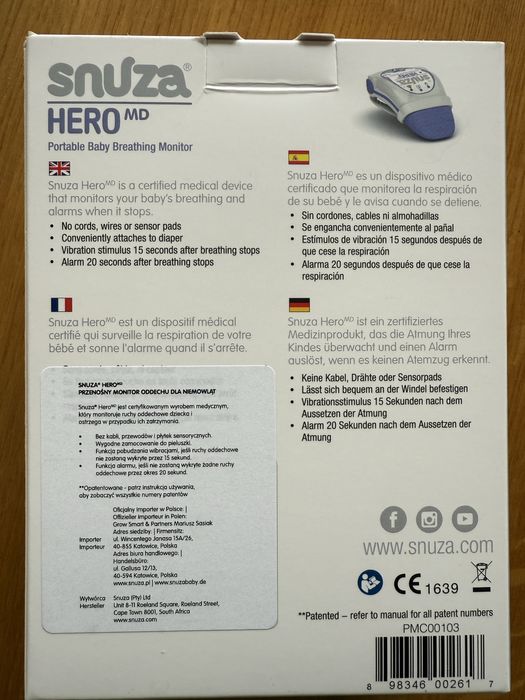 Snuza hero monitor oddechu