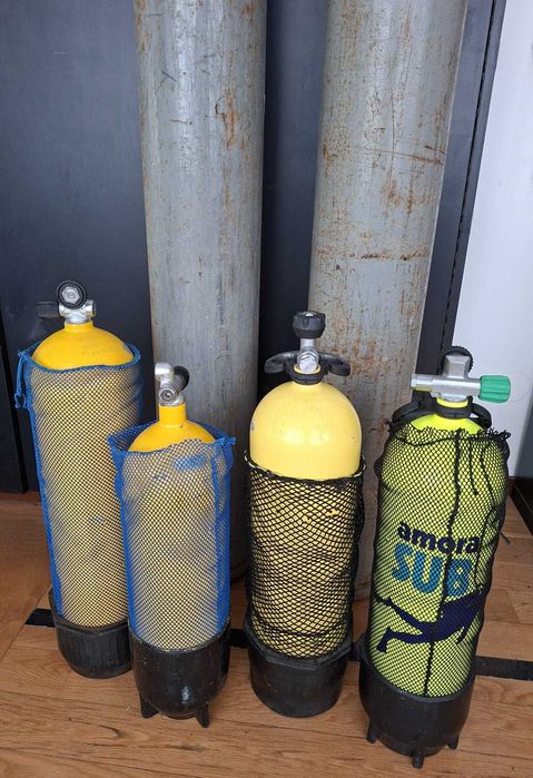 Botijas Mergulho 300 Bar e 200 Bar