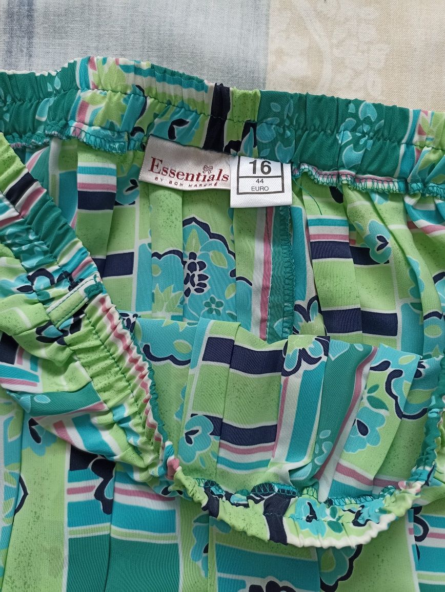 Юбка плиссе винтаж uk16(eur44)