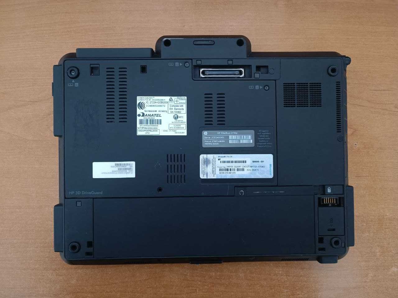 Laptop 2w1 HP EliteBook 2740p 12,1" Core i5  8GB RAM 160GB SSD