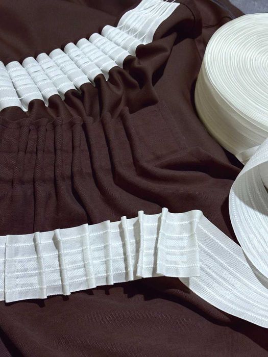 Комплект штор мікровелюр 300х278см, каштанових 2шт