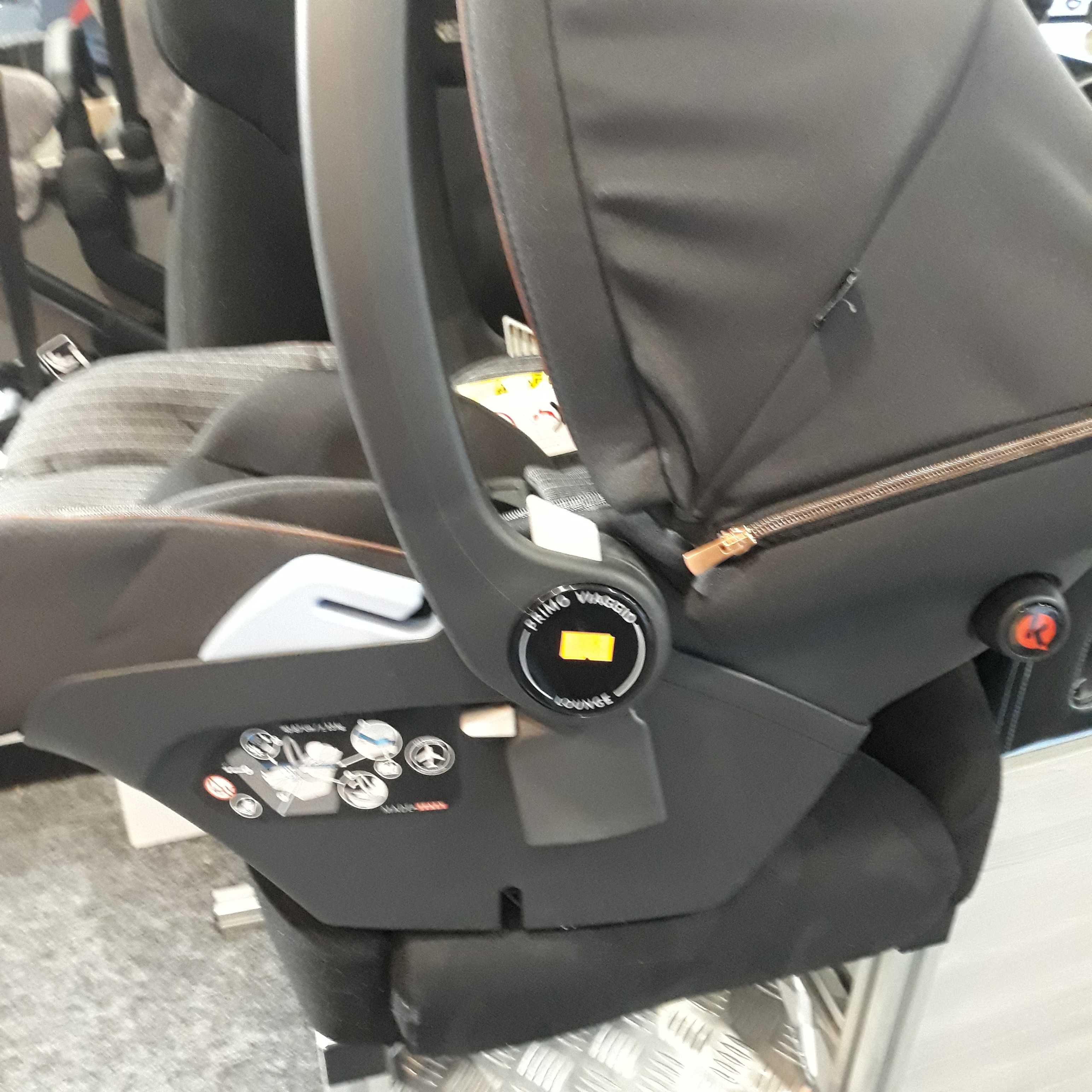 Rozkładany Fotelik Peg perego Viaggio Lounge  Fiat 500 + baza isofix