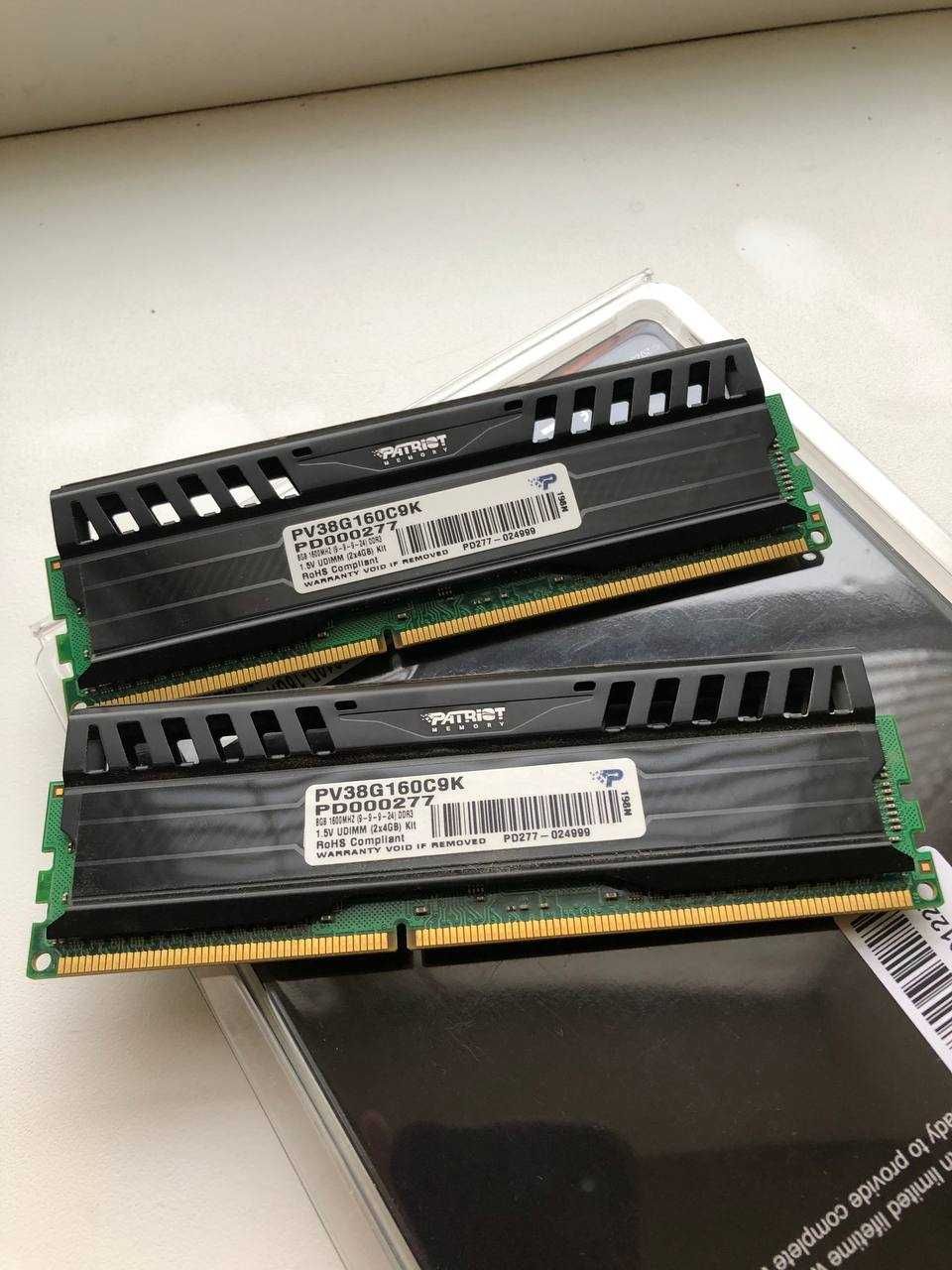 Оперативная память Patriot Viper ddr3 8gb(2x4gb)