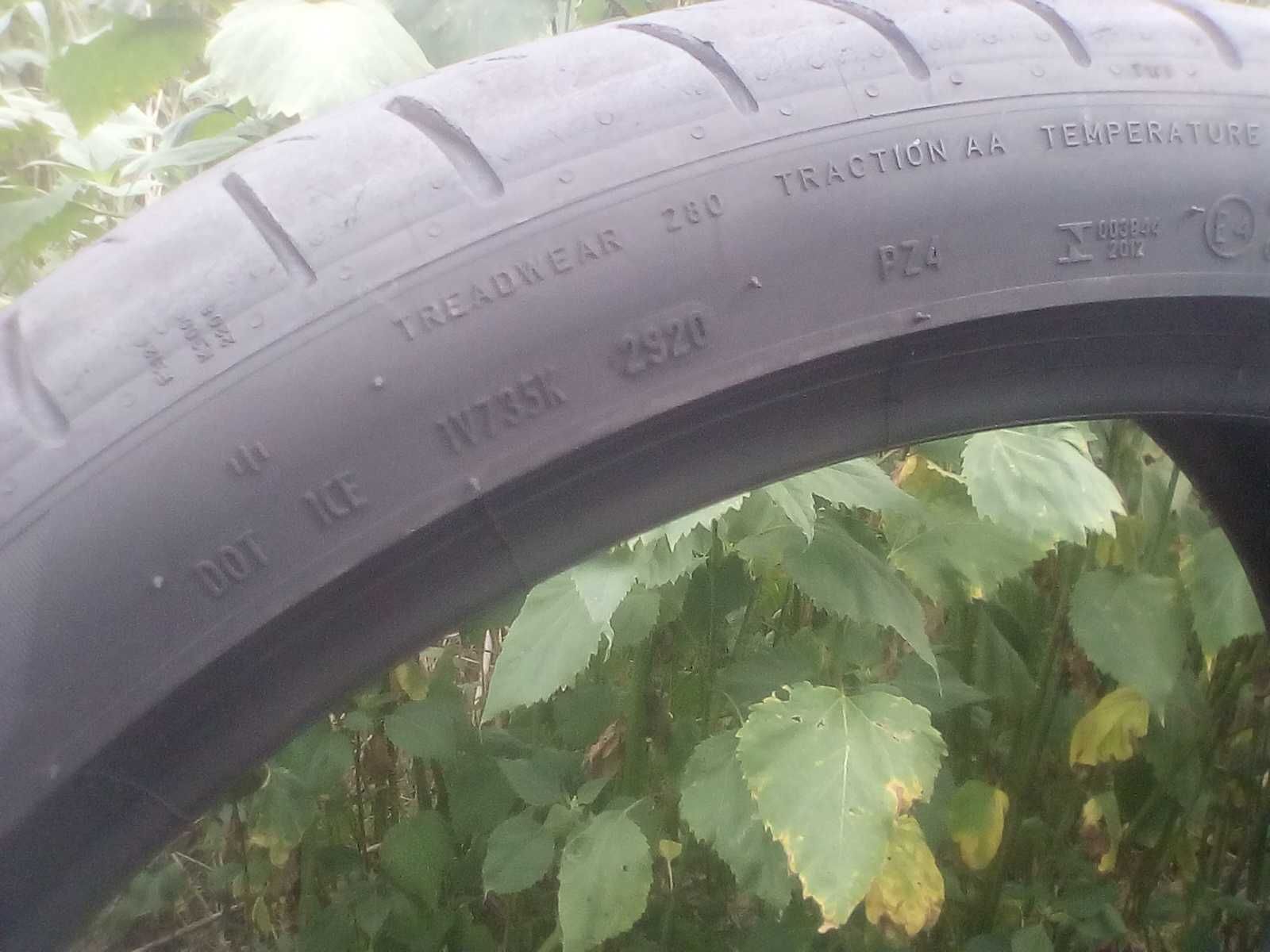 Шины б\у, летние: 285/35R23 Pirelli P Zero