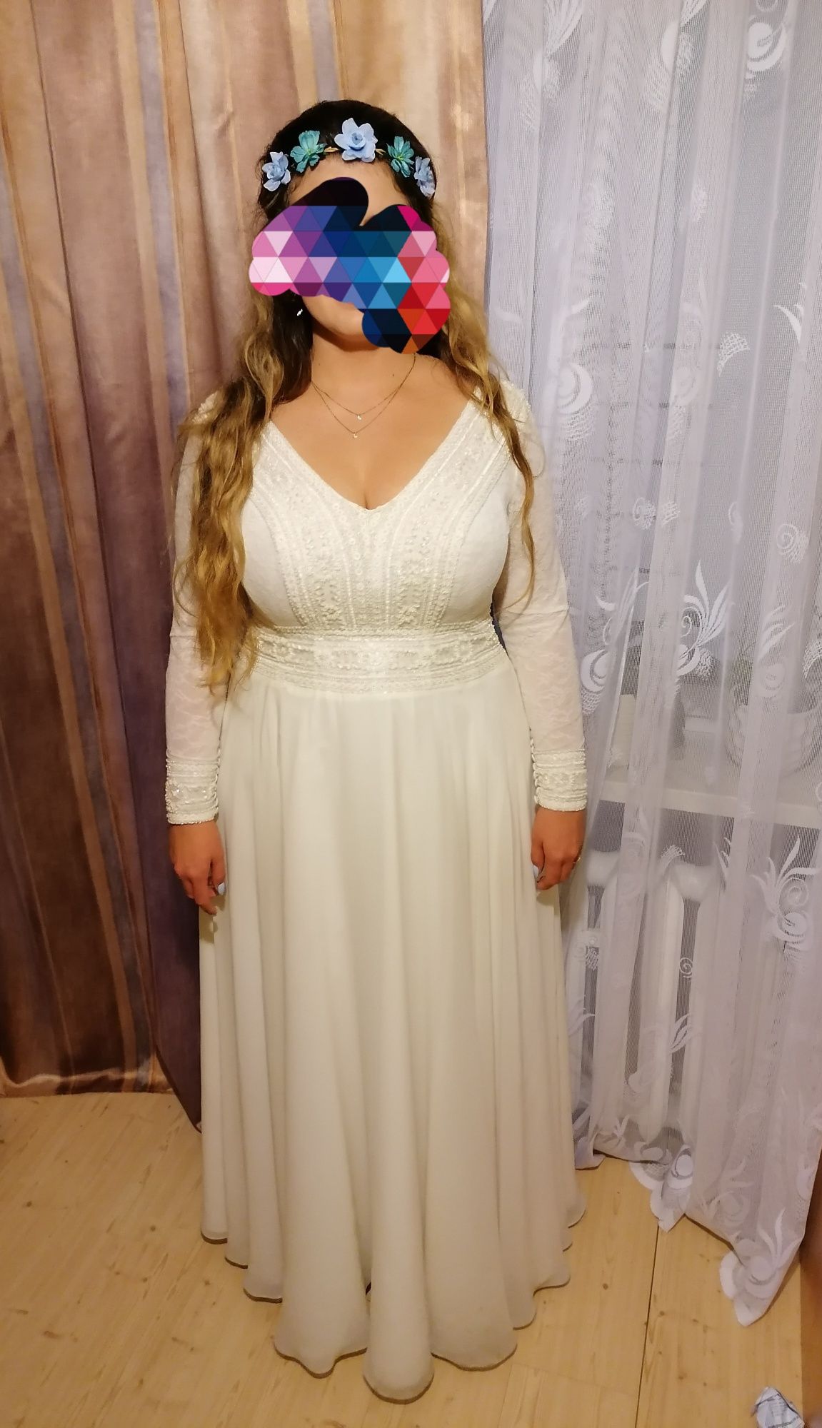 Suknia ślubna boho Gaja plus size 42 44 46