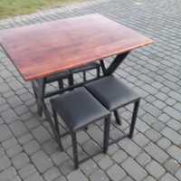 Stolik loft plus taborety