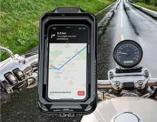Wodoodporny uchwyt na telefon do motocykla 360° uchwyt na smartfon