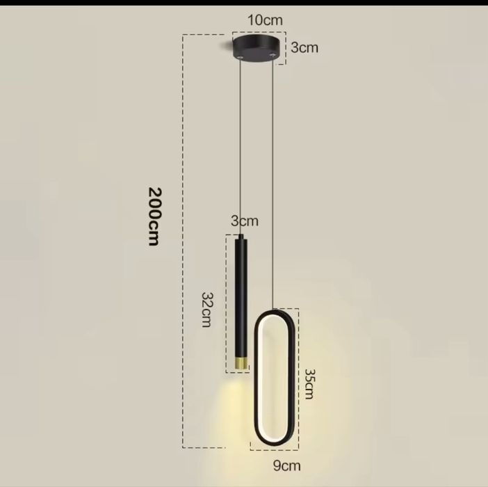 Підвісний світильник/ люстра