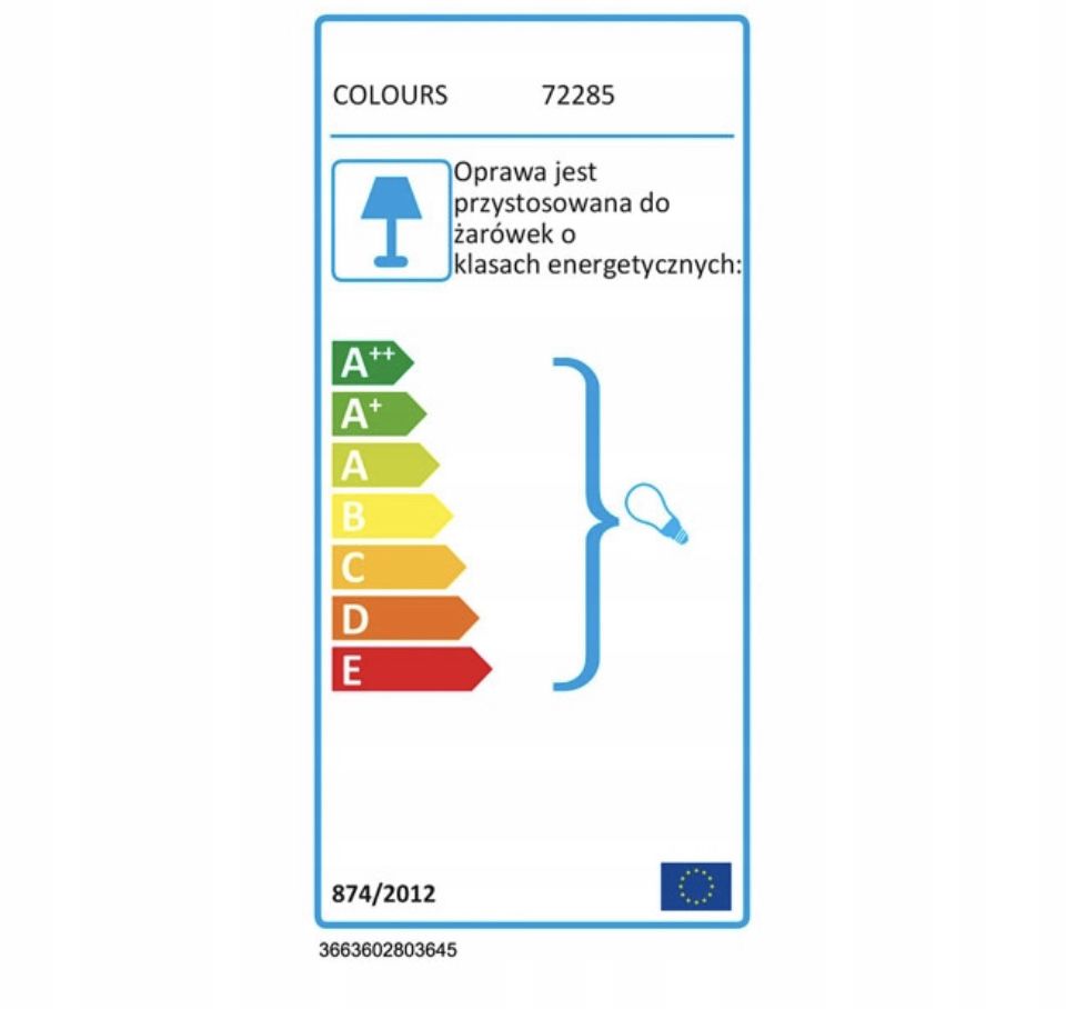 Spot listwa Colours Kedros 2 x 42 W E14 czarna