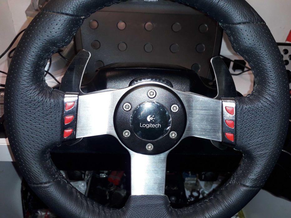 Кермо-руль+три педалі+КПП-Шифтер LogitechG27НОВИЙ остання ревізія ориг