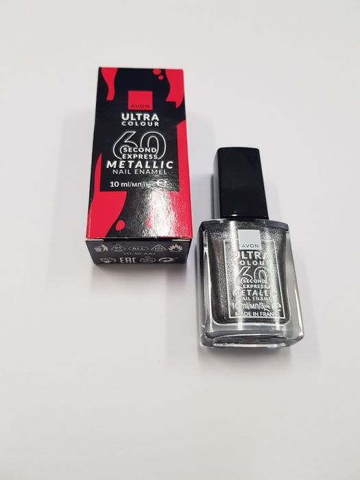 Avon lakier do paznokci mettalic graphite