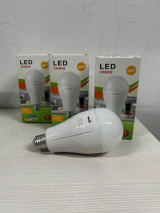 Енергозберігаюча лампа 20w з 2 змінними акумуляторами