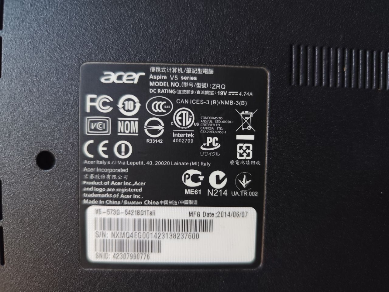 ‼️Ігровий Acer Aspire 5 15.6FHD/IPS/Core i5/GTX850M 4GB/12GB/SSD256GB