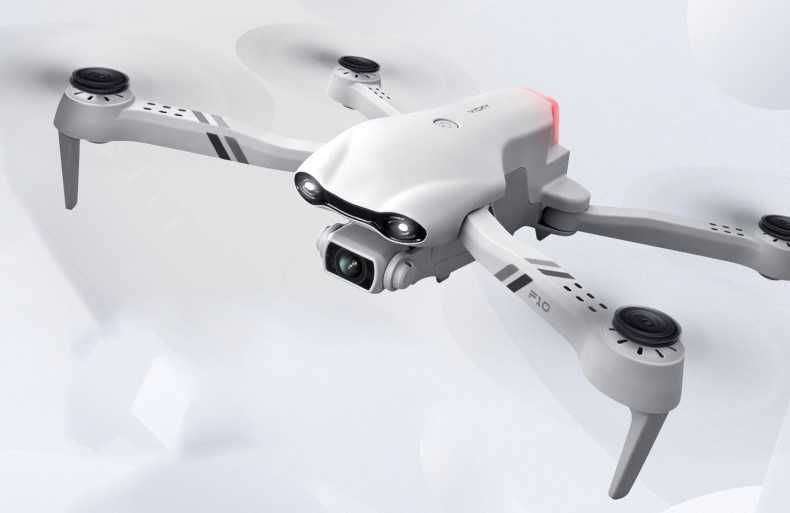 Nowy dron F10 2 kamery WiFi FPV zawis akrobacje zasięg 2km