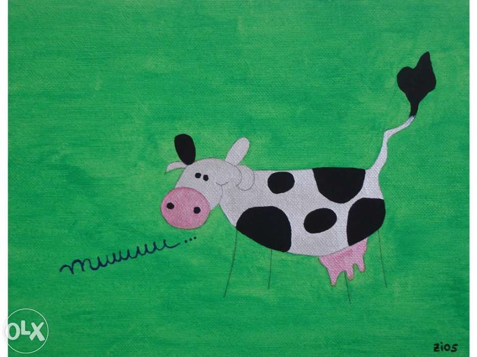 Tela infantil "muuuu"