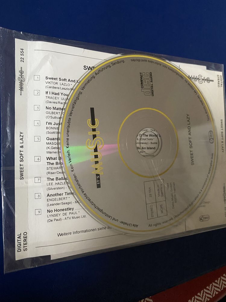 Various - Sweet Soft & Lazy CD 1994