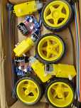 Zestaw silnik i kola robot sterowanie Arduino i inne robotyka