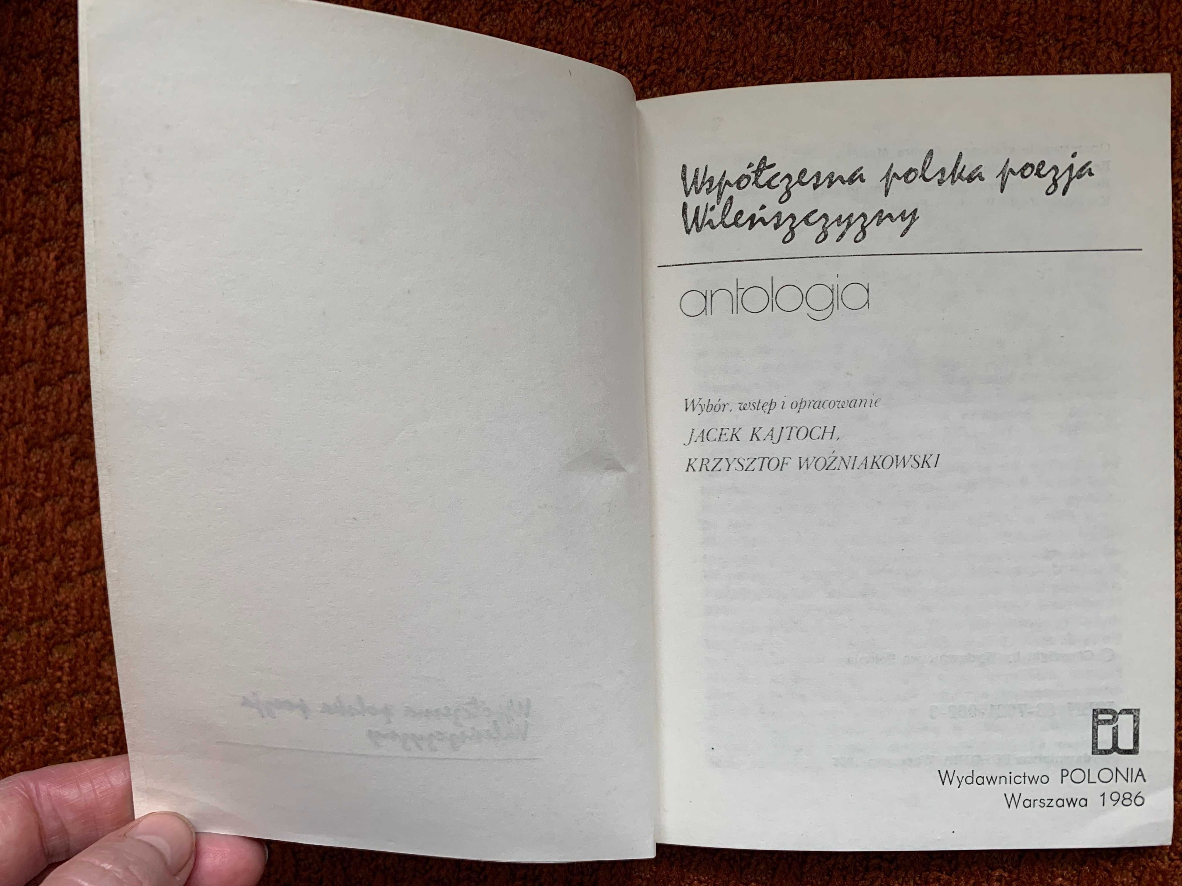 Współczesna polska poezja Wileńszczyzny - antologia