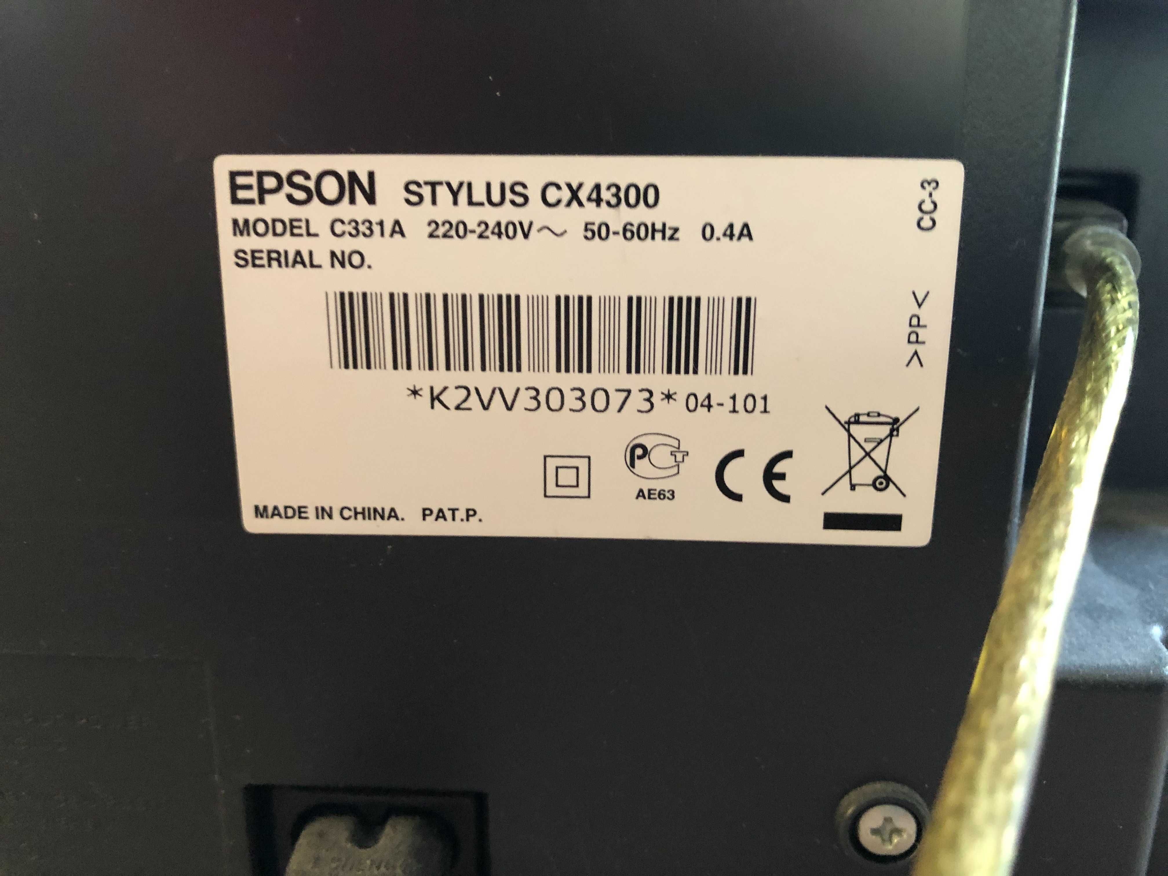 МФУ Epson Stylys CX4300 повністю робочий