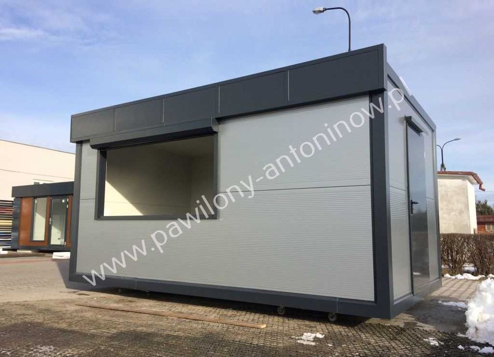 PAWILON Gastronomiczny Kontener Handlowy Lody Kebab Burger - PRODUCENT