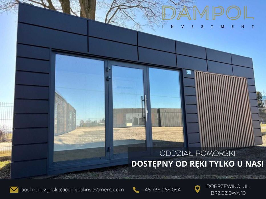 Nowoczesny Domek całoroczny 7X3/21m2/biuro/sklep/mobilny/letniskowy