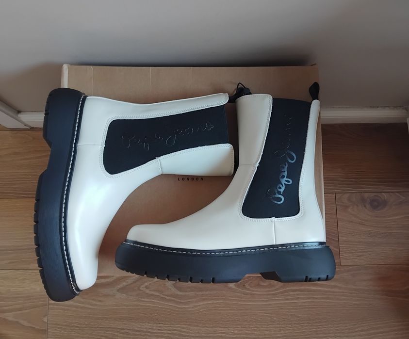 -65% Sztyblety Pepe Jeans. R. 38. W. 24,5 cm.