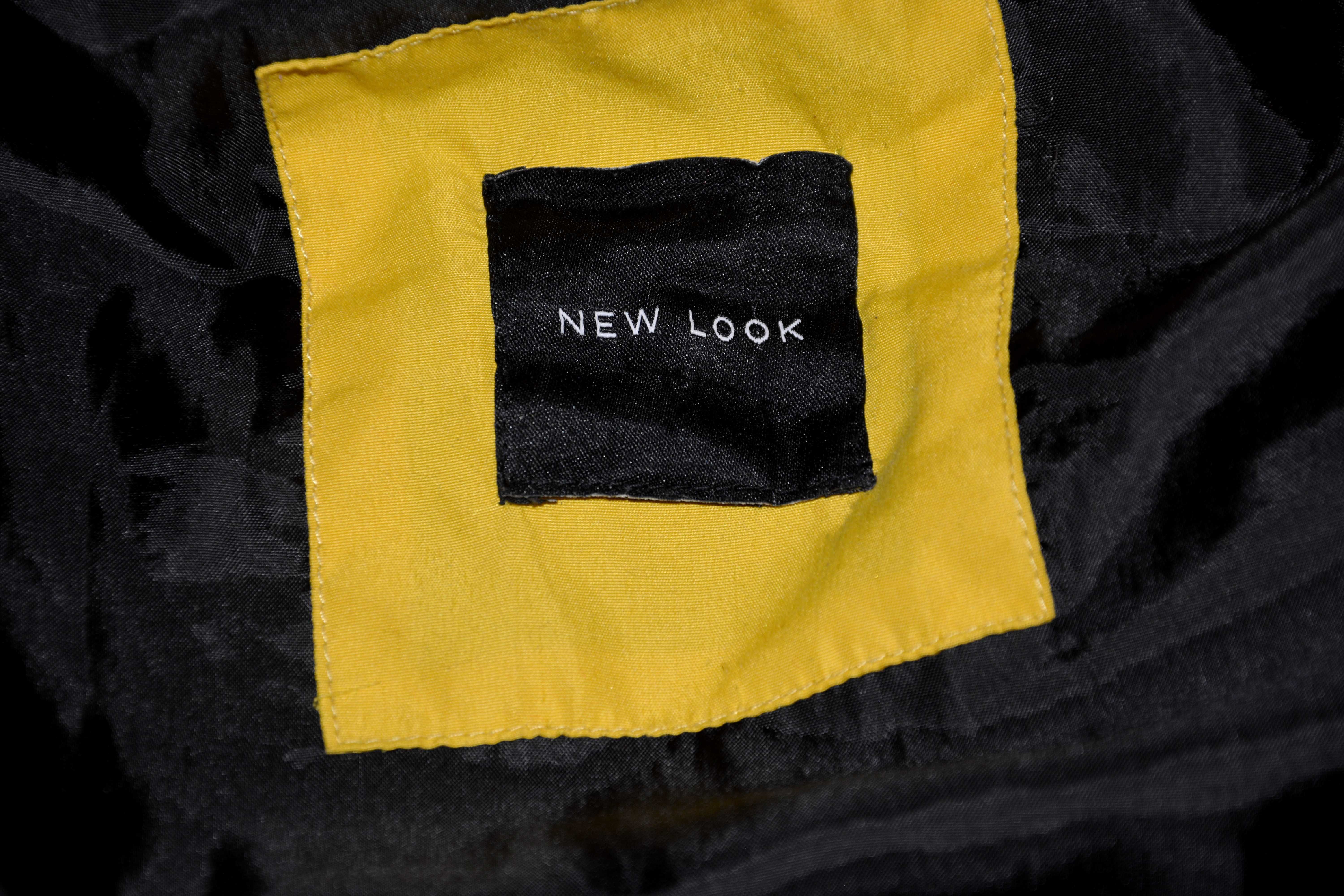 Kurtka zimowa zółta New look krótka 38 M modna