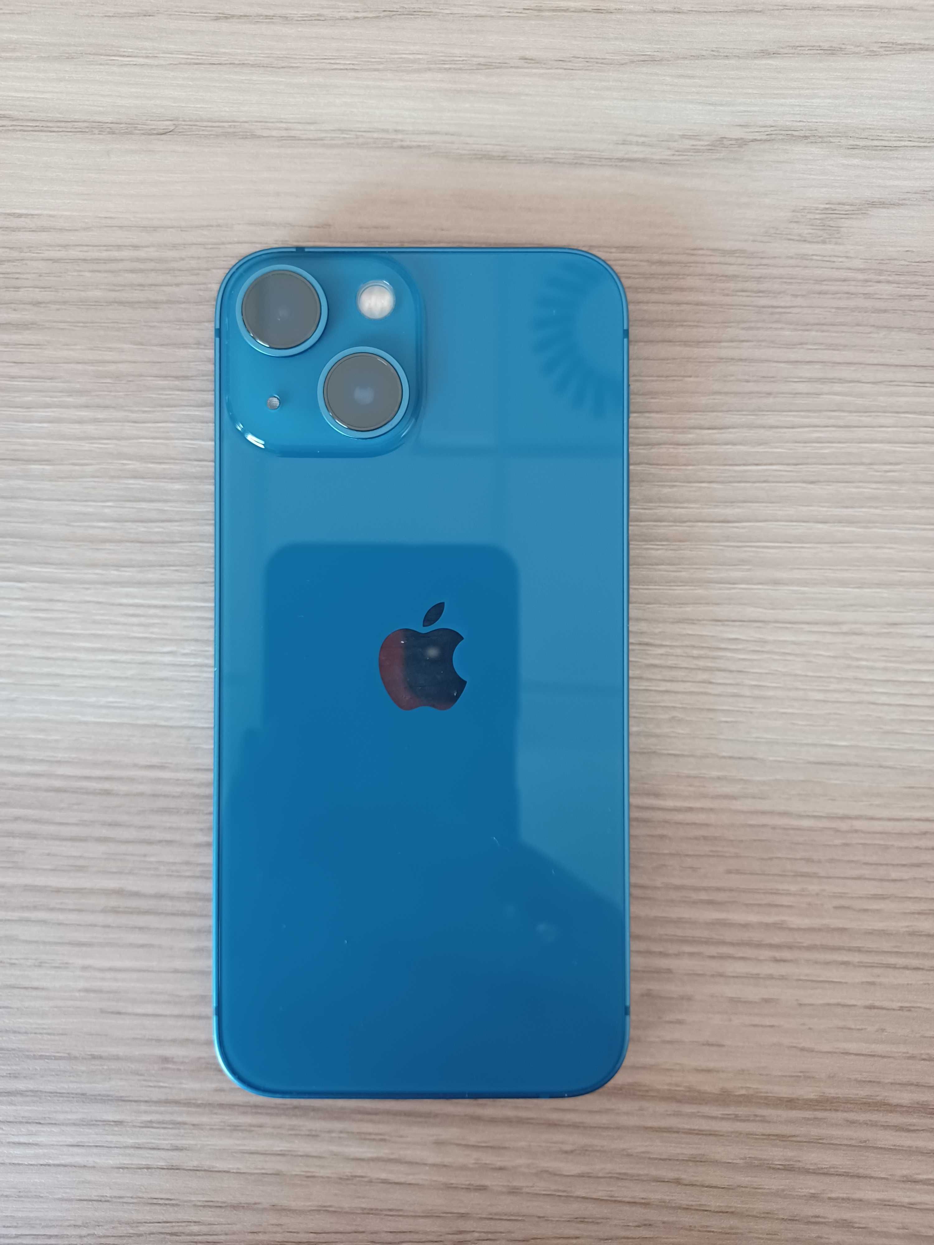 iPhone 13 mini niebieski, nie działa WIFI i bluetooth, bateria 85%