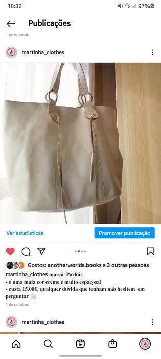 mala bege nova  e  mala grande embalada com portes incluídos