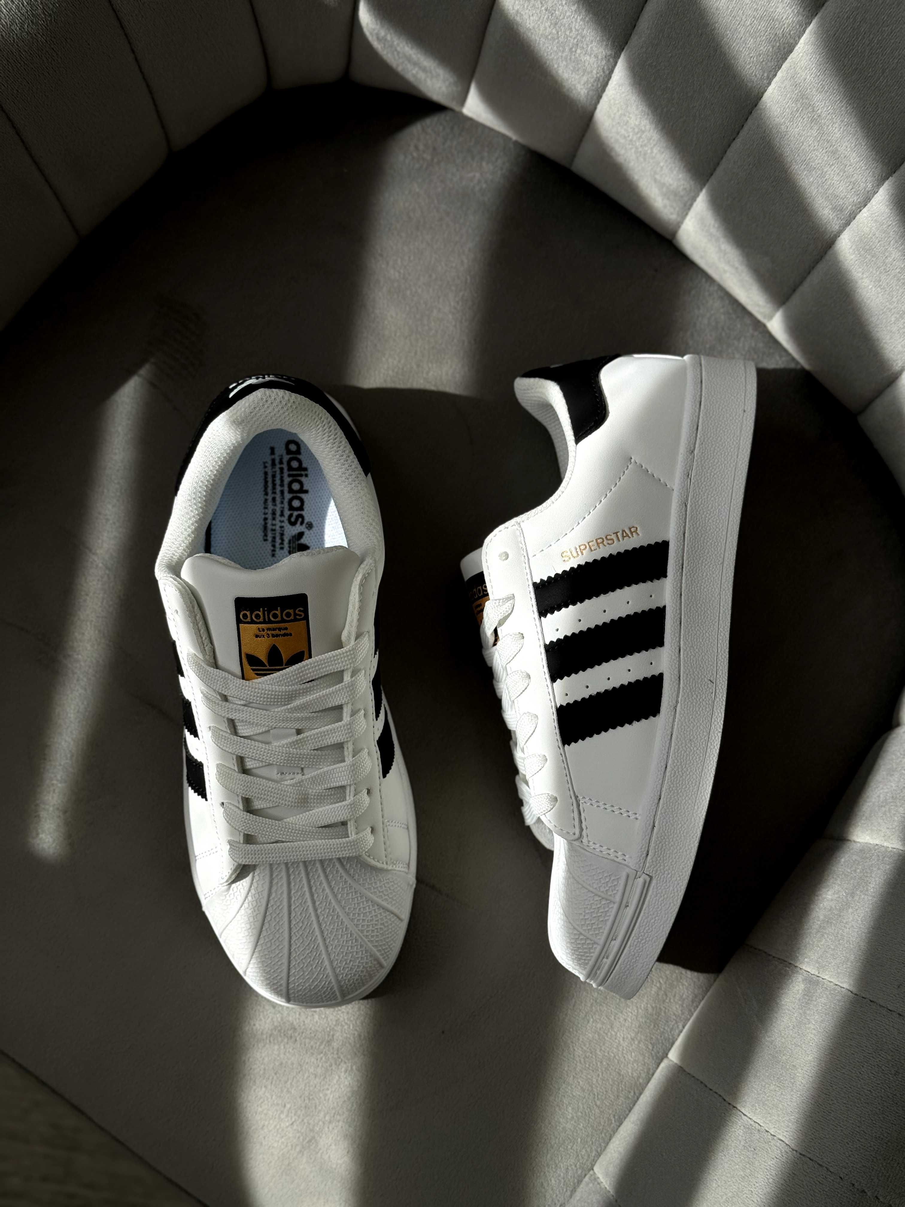 ТОП! Кросівки Адідас СУПЕРСТАР БІЛІ Adidas Superstar Адидас