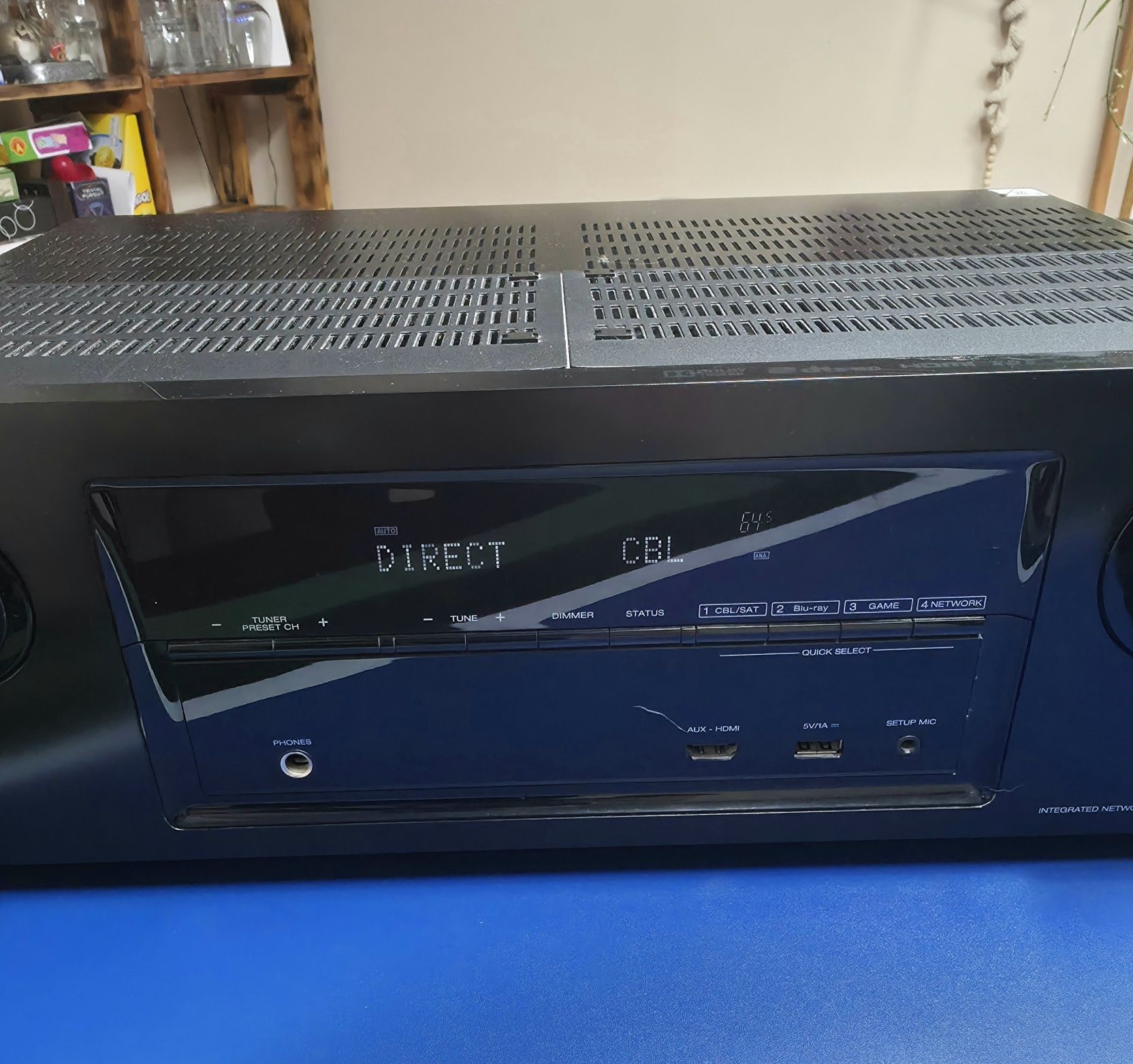 Amplituner Denon AVR-X1000 +pilot.