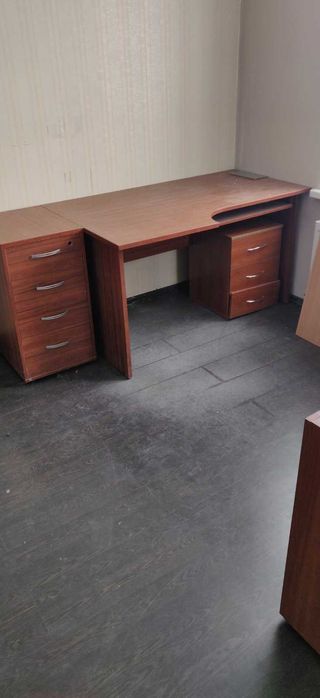 Стіл офісний з тумбою, стол офисный c тумбой