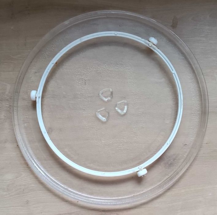 talerz mikrofali kuchenki mikrofalowej 25,5cm 255mm plus bieżnia