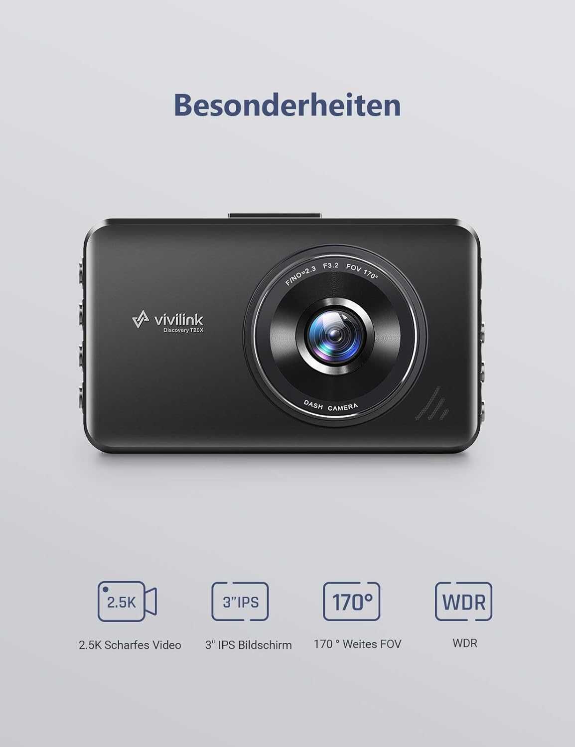 Kamera samochodowa firmy Vivilink model T20X