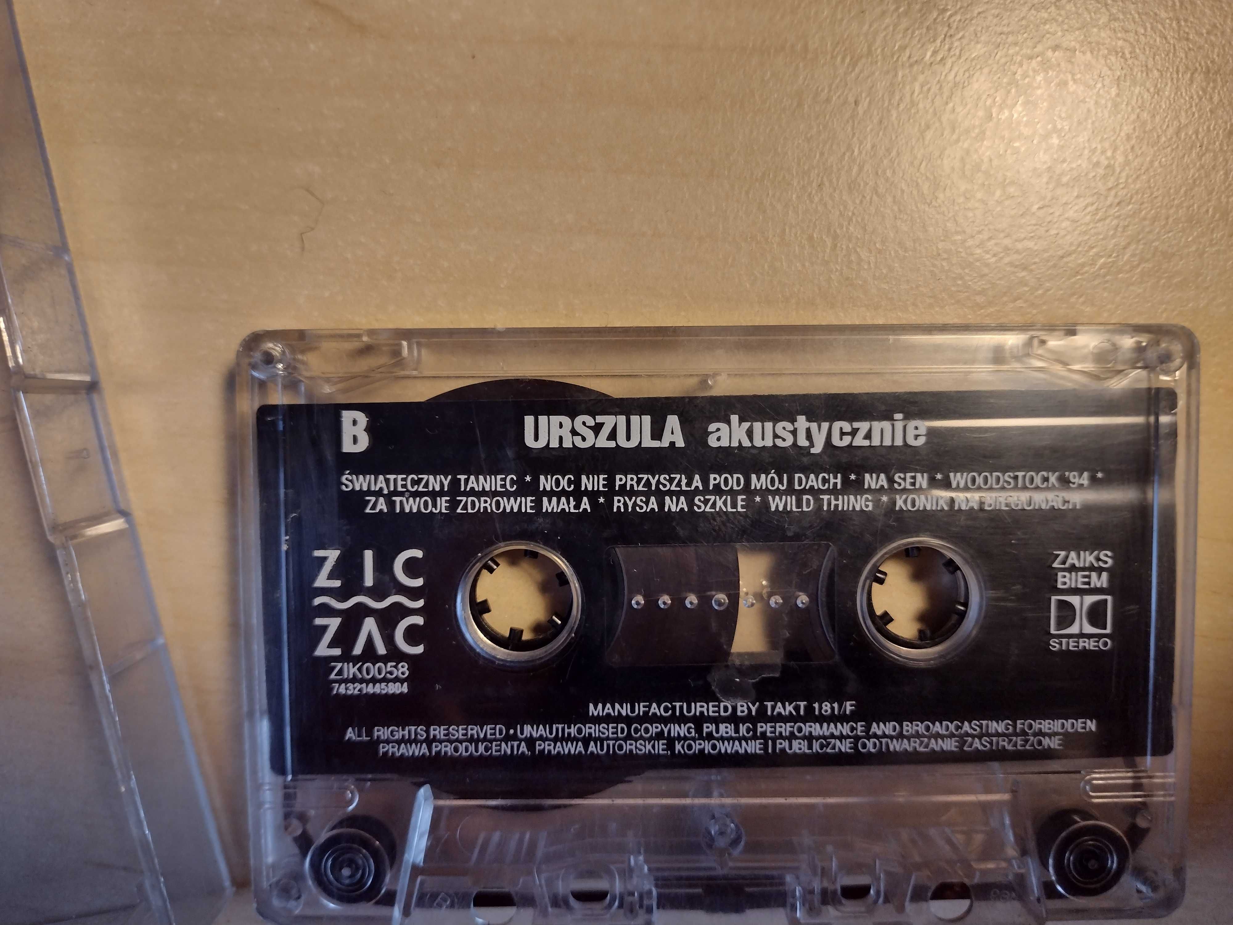 Kaseta Urszula Akustycznie