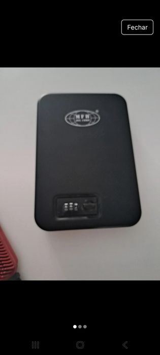 Cofre MFH - Preta - Metal - com trava de combinação