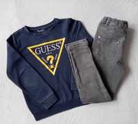 Bluza Guess wiek 7 lat granat,żółty