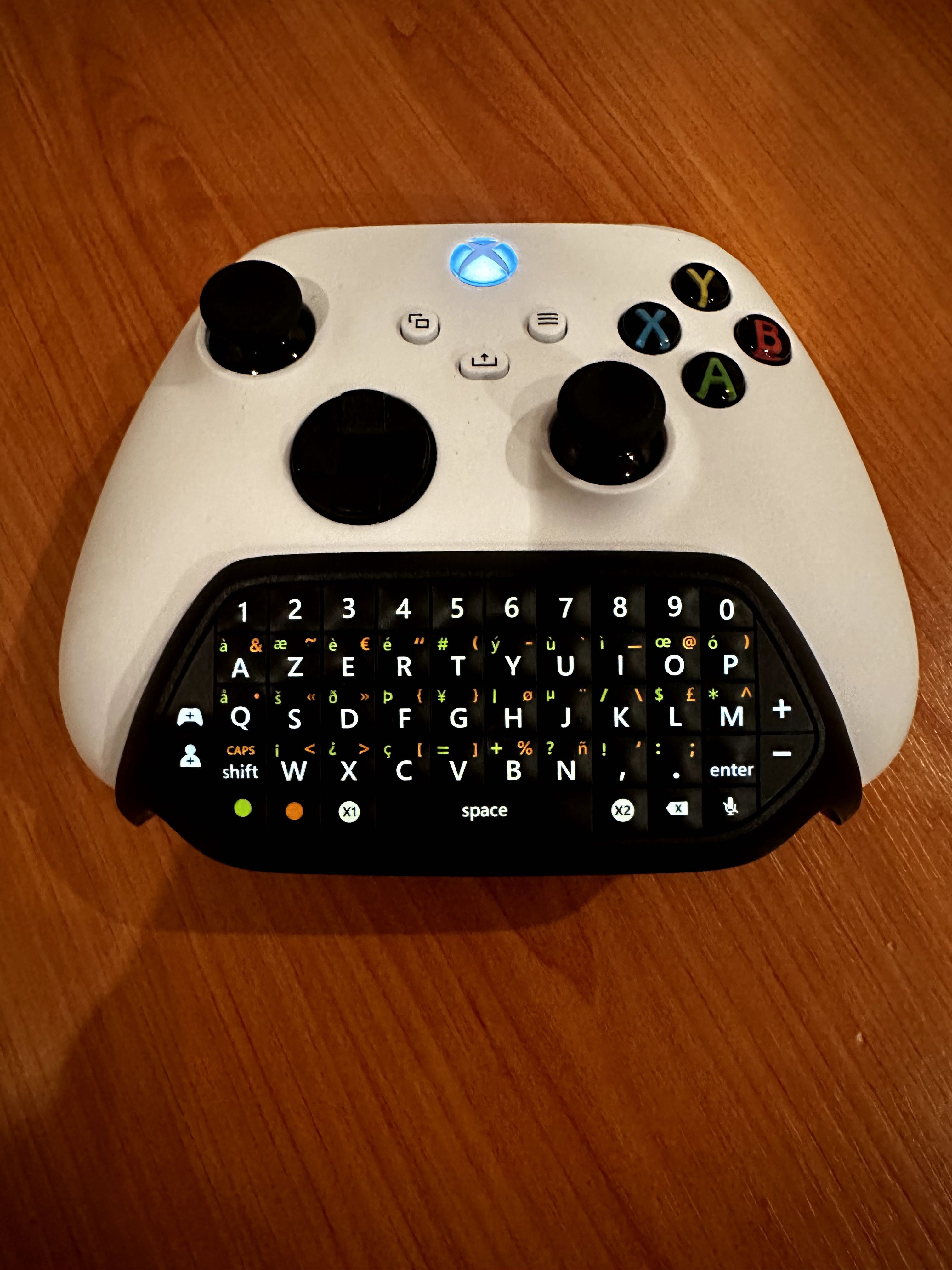 Microsoft Chatpad para Gamepad Xbox One ou Series X|S genuino