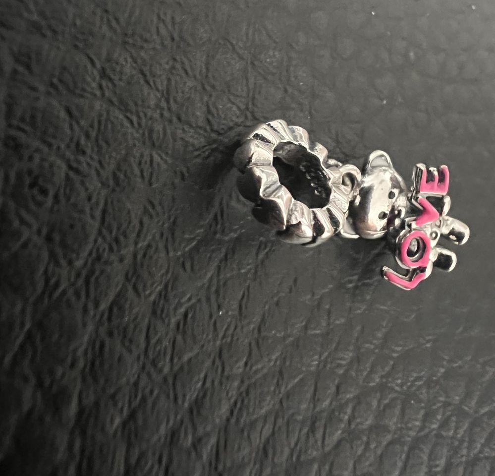 Zawieszka #charms miś love do beansoletki typu pandora