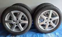 Koła felgi aluminiowe 15 4X108 citroen peugeot + opony całoroczne 185x